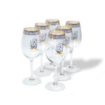 Calligraphy Stem Glasses Set of 6