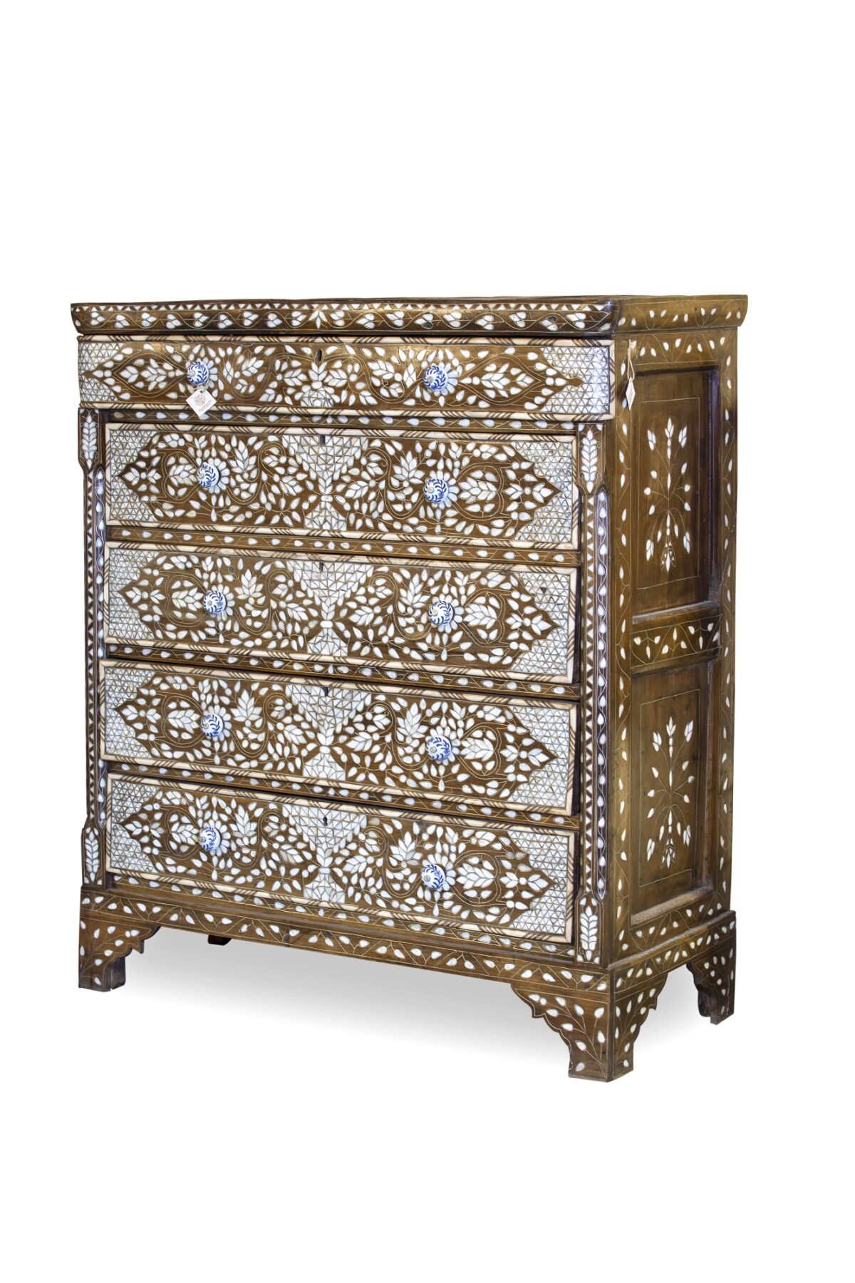 Wood, mother of pearl, chest, drawer ,arabianhomedecor