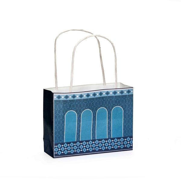 Blue Bahja Bags Set Of 3
