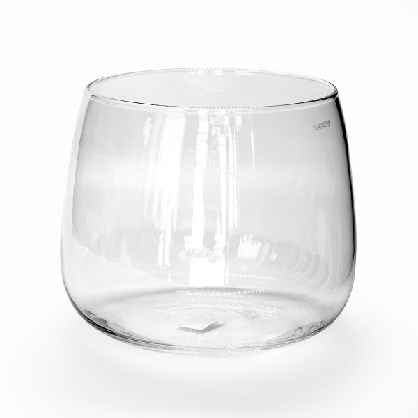 Large Clear Glass Vase