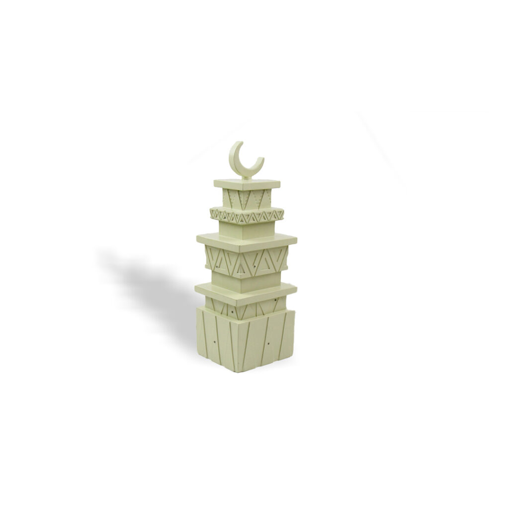 Zahi Minaret Resin Large Beige