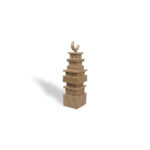 Resin Zahi Minaret Large Brown