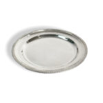 Janbiyah Silver Plated Round Plate