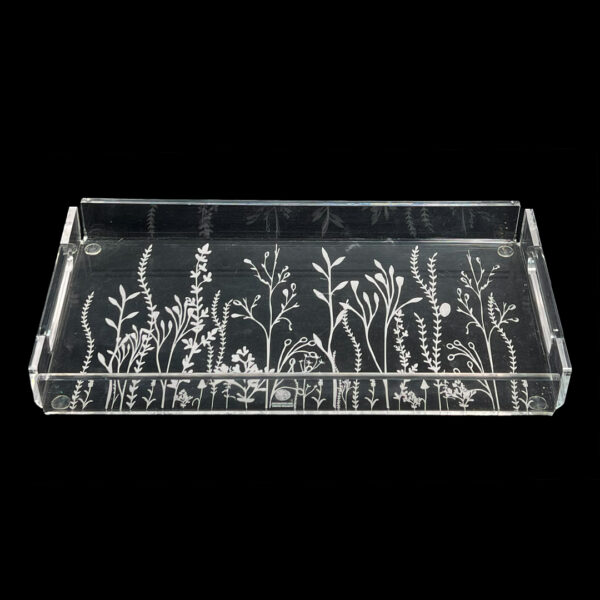 Elegant Multipurpose Serving Tray – Worood Plexi Tray-S