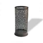 Copper Circular Candle Holder-L