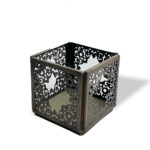 Copper Cube Candle Holder