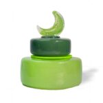Glass Safa Minaret Pistachio Wide -2pcs