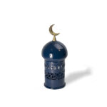Silver Plated Waheb Minaret in Navy-Small
