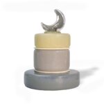 Glass Safa Minaret Charcoal -3pcs