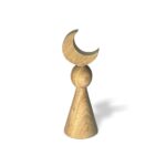 مئذنة الصديق الخشبية كرة زيتية - صغيرة