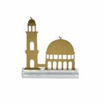 مسجد مدينتي المعدني بقاعدة أكريليك - حجم صغير