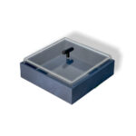 Qirmez Leather&Acrylic Square Box Navy