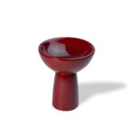 Wood Pedestal Bowl Sadiq in Brick