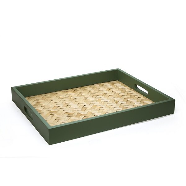 alt="green natural wood tray"
