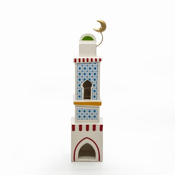 alt="colorful ceramic minaret"