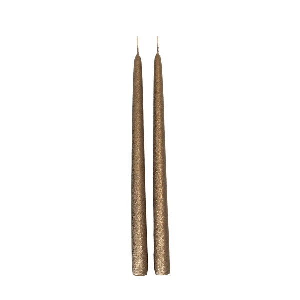 alt="stick candle in metallic bronze colour"