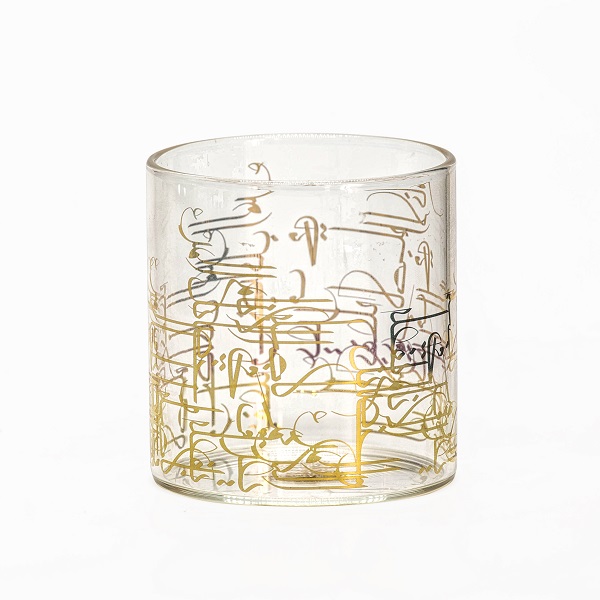 Assiel Gold Calligraphy Juice/Dessert Cup (1PC)