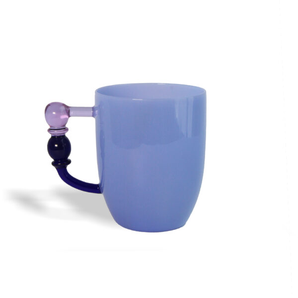 Mashrabiyeh,Glass,Mug,,Milky,Blue,servingglass